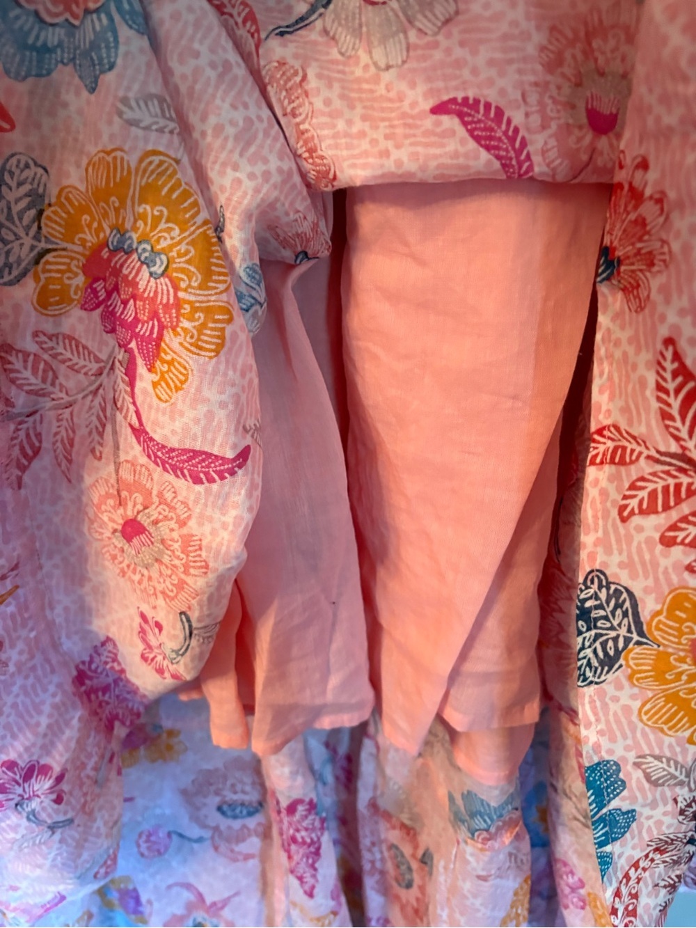 Molly Bracken Pink Alba Floral Tiered Maxi Dress - Picture 12 of 15
